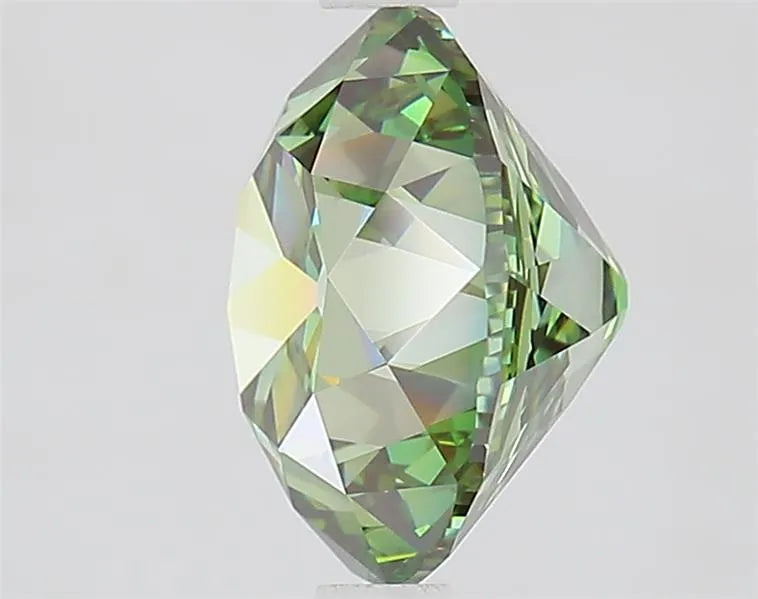 3.20ct European cut Lab Grown Diamond (Colour Fancy Vivid Green, Clarity VVS2, IGI Certified)