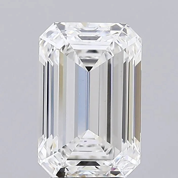4.02ct Emerald Lab Grown Diamond (Colour F, Clarity VVS2, IGI Certified)
