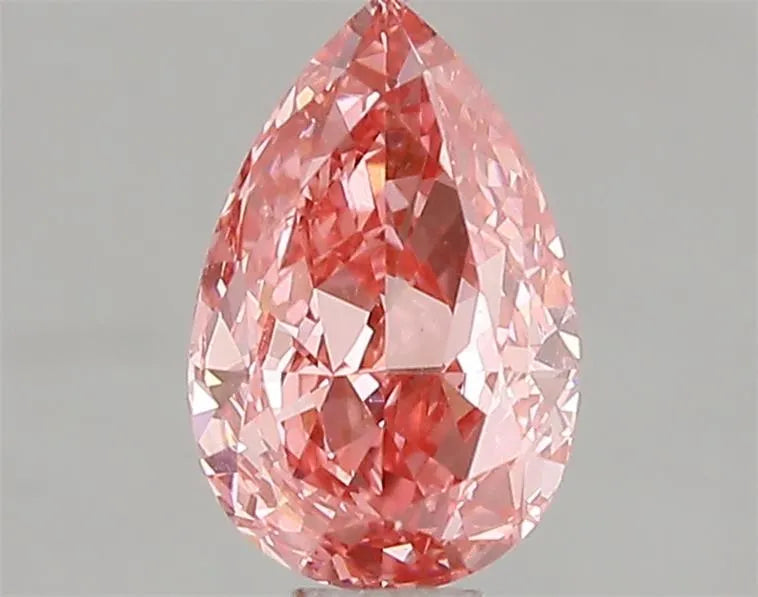1.07ct Pear Lab Grown Diamond (Colour Fancy Vivid Pink, Clarity VS1, IGI Certified)