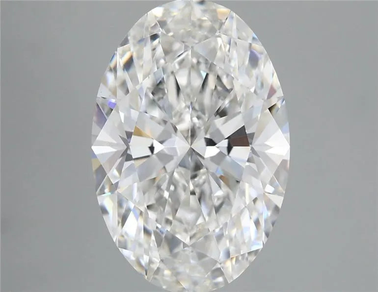 5.07ct Oval Lab Grown Diamond (Colour F, Clarity VVS2, IGI Certified)