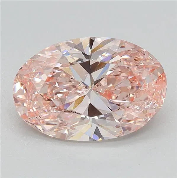 1.70ct Oval Lab Grown Diamond (Colour Fancy Intense Pink, Clarity VVS2, IGI Certified)