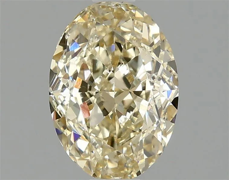 1.53ct Oval Lab Grown Diamond (Colour Fancy Yellow, Clarity VVS2, IGI Certified)