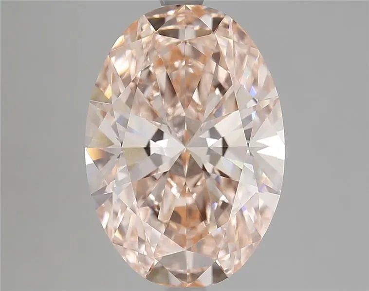 4.51ct Oval Lab Grown Diamond (Colour Fancy Intense Pink, Clarity VVS2, IGI Certified)
