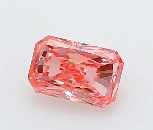 0.21ct Radiant Lab Grown Diamond (Colour Fancy Vivid Pink, Clarity VVS2, IGI Certified)