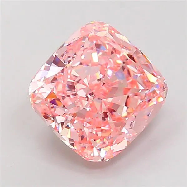 8.05ct Cushion modified Lab Grown Diamond (Colour Fancy Vivid Pink, Clarity VS2, IGI Certified)