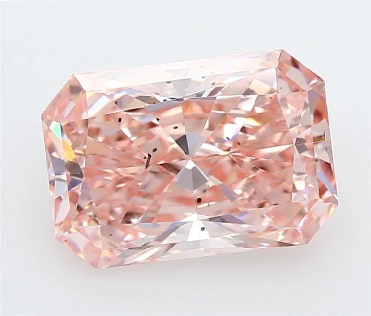 1.25ct Radiant Lab Grown Diamond (Colour Fancy Vivid Pink, Clarity VS2, Uncertified)