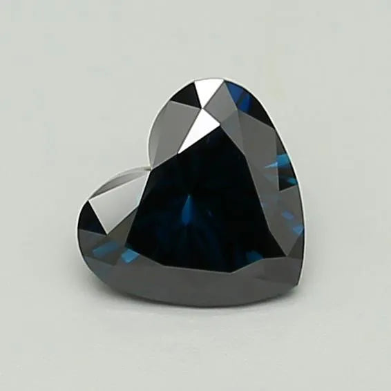 1.08ct Heart Lab Grown Diamond (Colour Fancy Deep Blue, Clarity VS2, Uncertified)