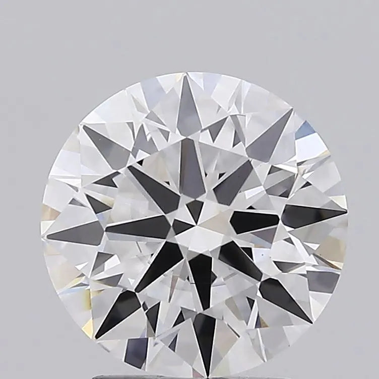 2.87ct Round Lab Grown Diamond (Colour E, Clarity VS2, Cut ID, IGI Certified)