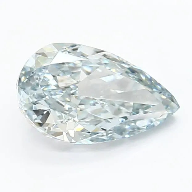 1.45ct Pear Lab Grown Diamond (Colour Fancy Greenish Blue, Clarity VVS2, IGI Certified)