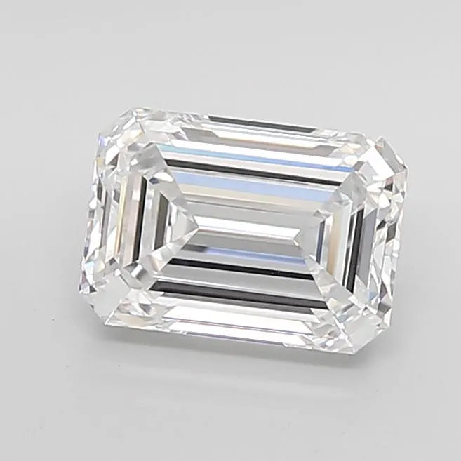 2.91ct Emerald Lab Grown Diamond (Colour D, Clarity VVS1, Cut EX, IGI Certified)