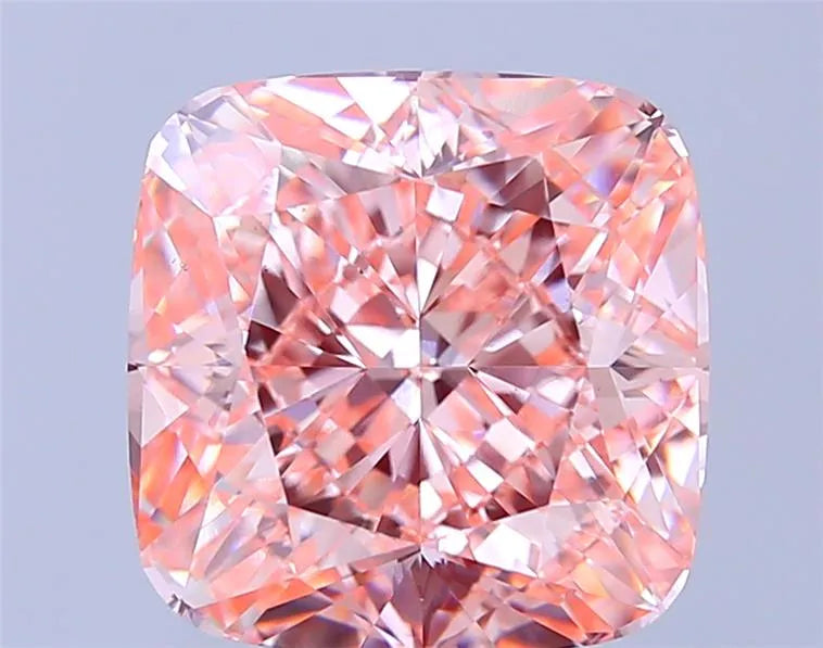 7.50ct Cushion modified Lab Grown Diamond (Colour Fancy Vivid Pink, Clarity VS2, IGI Certified)
