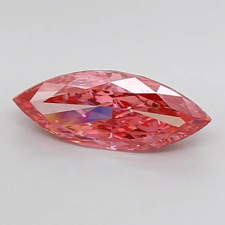 1.79ct Marquise Lab Grown Diamond (Colour Fancy Vivid Pink, Clarity VS1, IGI Certified)