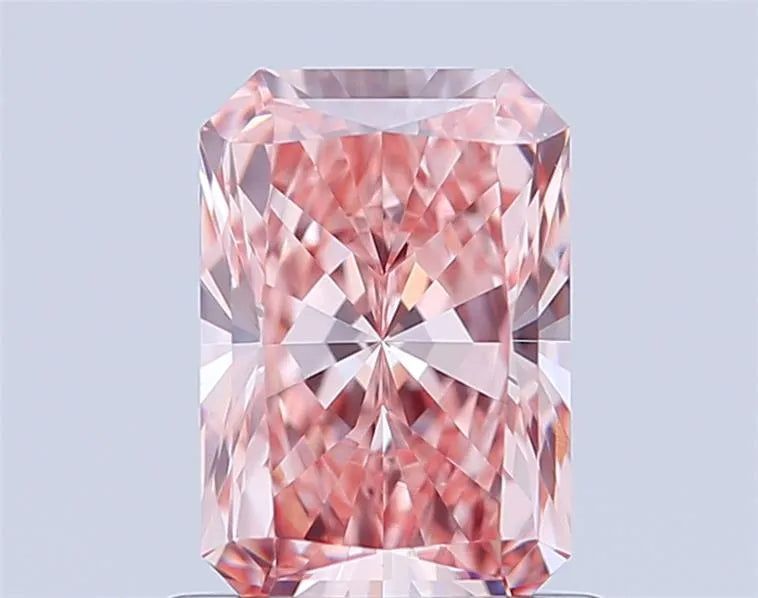 1.01ct Radiant Lab Grown Diamond (Colour Fancy Intense Pink, Clarity VVS2, IGI Certified)