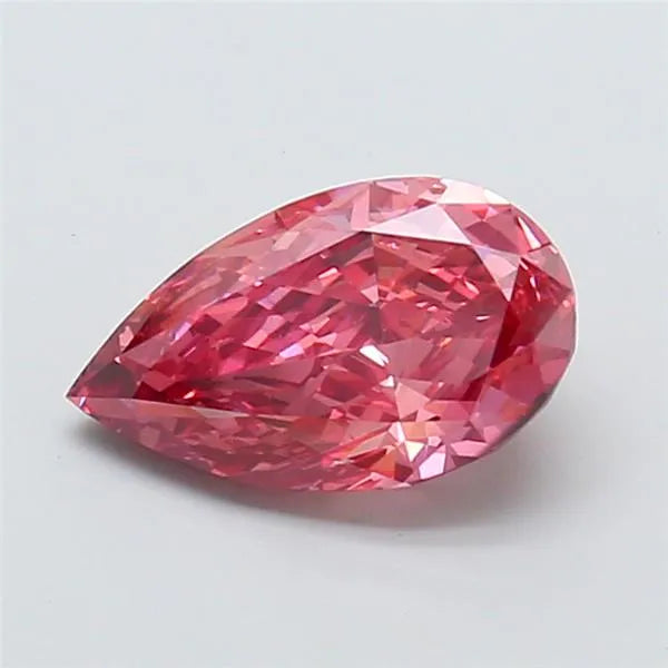 2.00ct Pear Lab Grown Diamond (Colour Fancy Vivid Pink, Clarity VS2, IGI Certified)