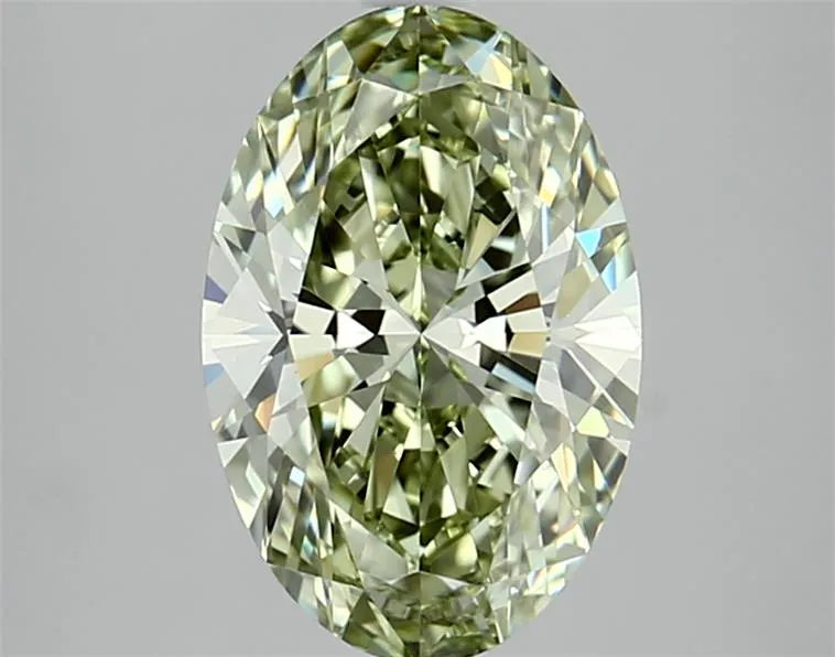 2.09ct Oval Lab Grown Diamond (Colour Fancy Intense Green, Clarity VVS1, IGI Certified)