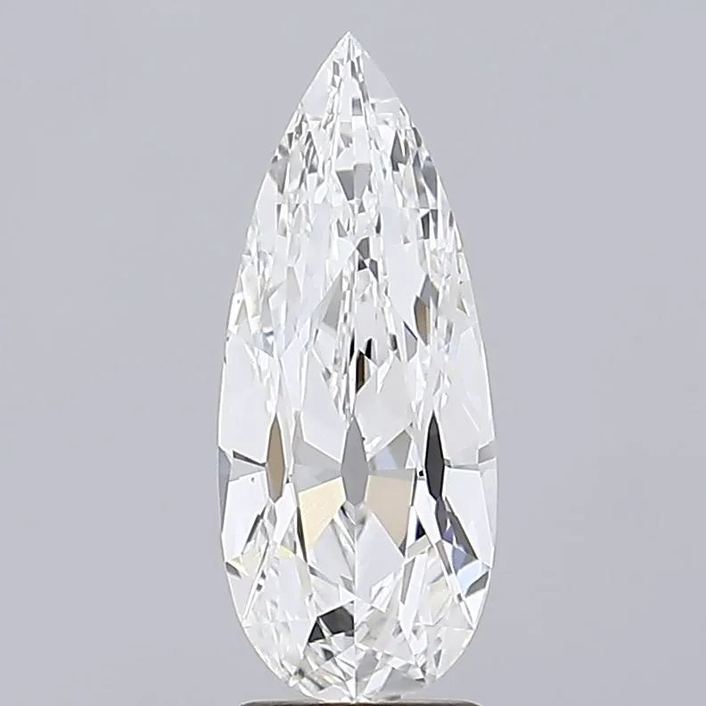 3.06ct Pear Lab Grown Diamond (Colour F, Clarity VS1, IGI Certified)