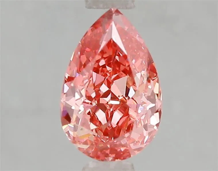 1.01ct Pear Lab Grown Diamond (Colour Fancy Vivid Pink, Clarity VS2, IGI Certified)