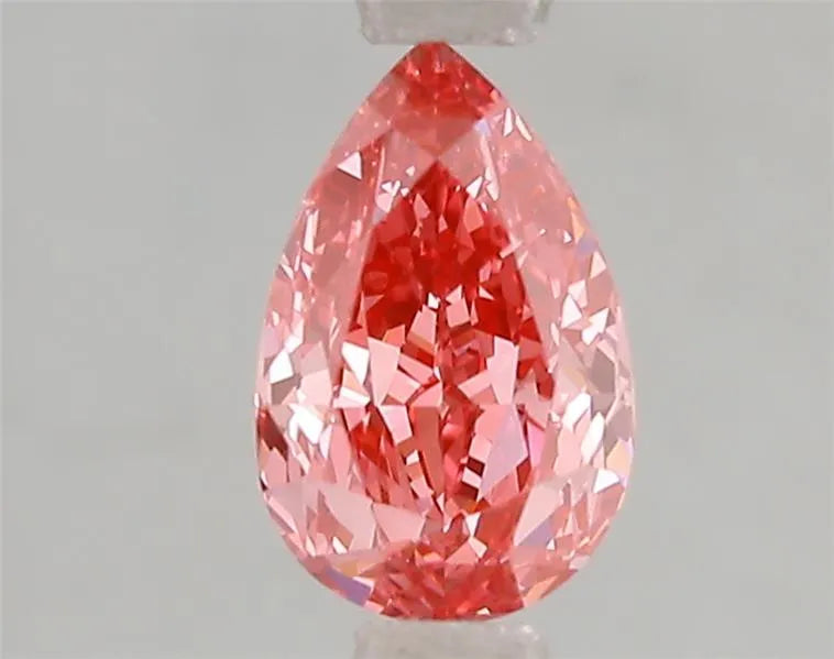 1.03ct Pear Lab Grown Diamond (Colour Fancy Vivid Pink, Clarity VS1, IGI Certified)