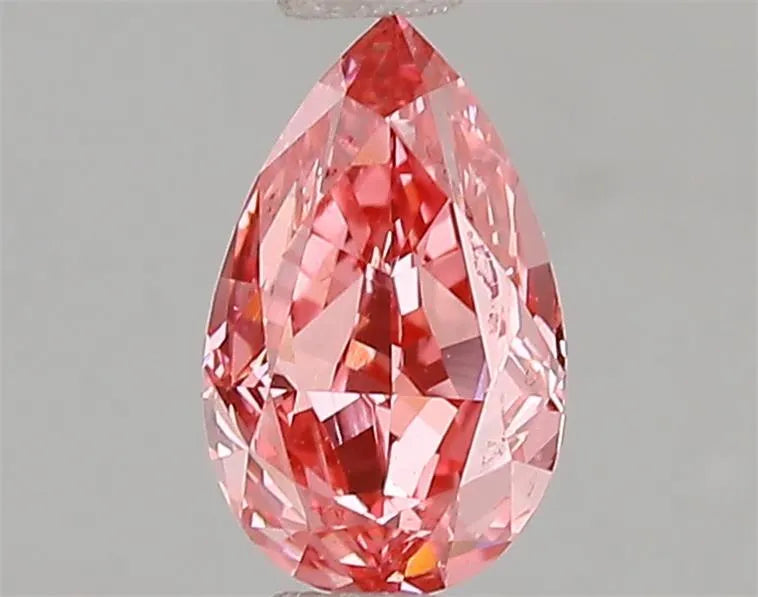 1.05ct Pear Lab Grown Diamond (Colour Fancy Vivid Pink, Clarity VS1, IGI Certified)