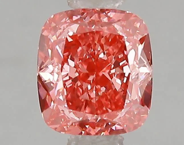 1.01ct Cushion modified Lab Grown Diamond (Colour Fancy Vivid Pink, Clarity VS1, IGI Certified)