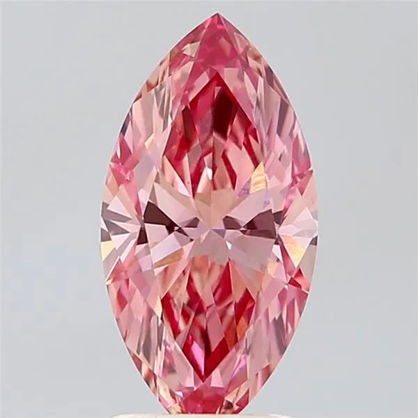 1.85ct Marquise Lab Grown Diamond (Colour Fancy Pink, Clarity VVS2, IGI Certified)