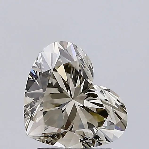 1.62ct Heart Lab Grown Diamond (Colour Fancy Light Gray, Clarity VS1, IGI Certified)