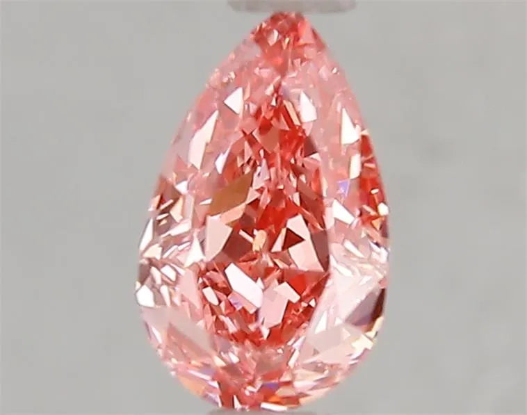 1.05ct Pear Lab Grown Diamond (Colour Fancy Vivid Pink, Clarity VS1, IGI Certified)