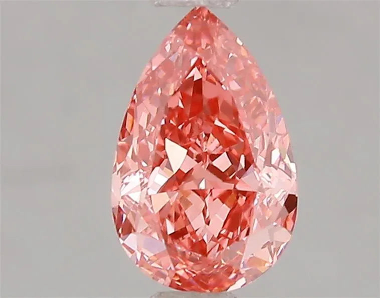 1.06ct Pear Lab Grown Diamond (Colour Fancy Vivid Pink, Clarity VS2, IGI Certified)