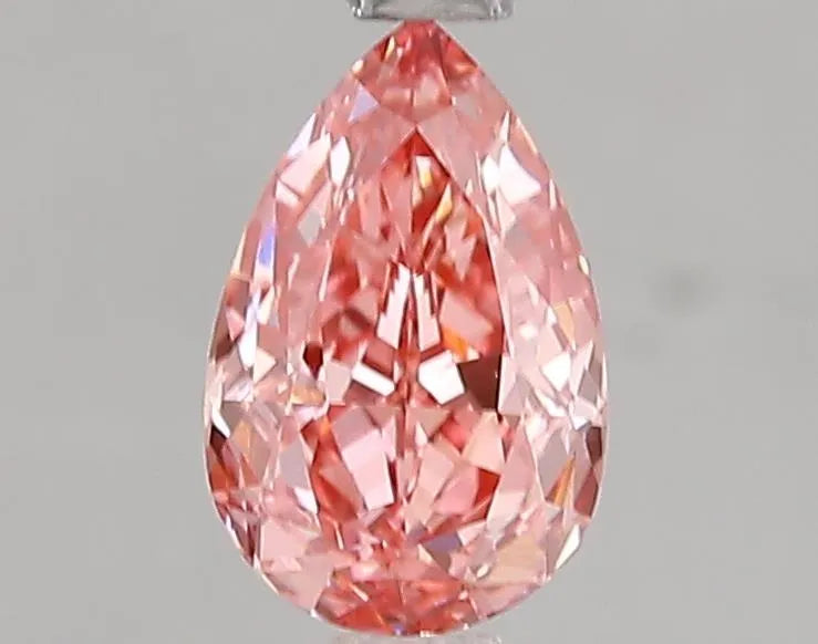 1.09ct Pear Lab Grown Diamond (Colour Fancy Vivid Pink, Clarity VS1, IGI Certified)