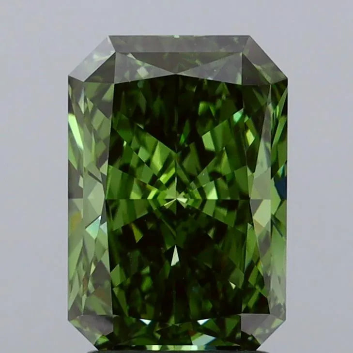 2.04ct Radiant Lab Grown Diamond (Colour Fancy Vivid Green, Clarity VS1, IGI Certified)
